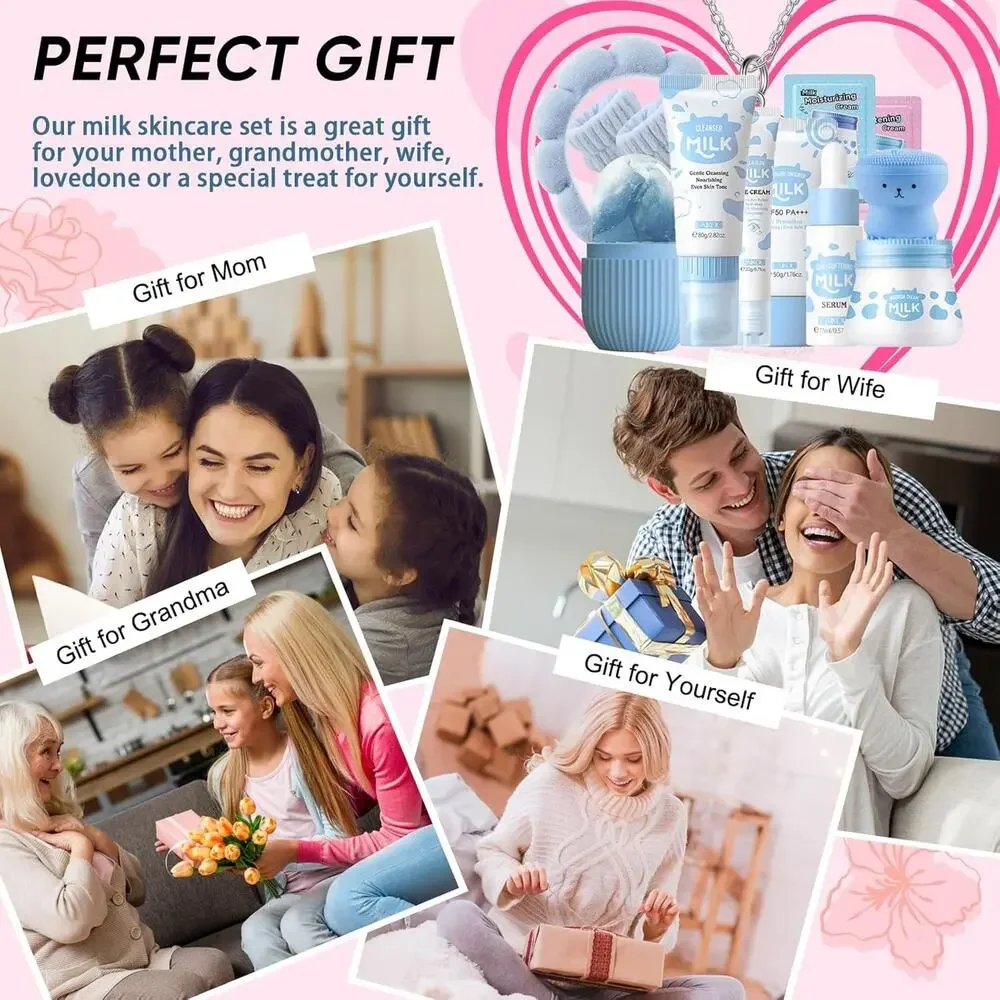 Milk Skin Care for Kids 10-12 Gifts - Milk Skincare Set, Daily Skin Care R - Picture 5 of 5